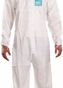 ANSELL Non-Disposable Rain & Chemical-Resistant Coveralls: Film Laminate WH20-B-92-107-05