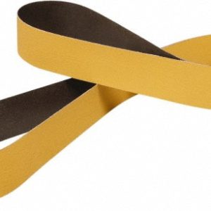 3M Abrasive Belt: 2" Wide, 132" OAL, 50 Grit, Ceramic 7010362597