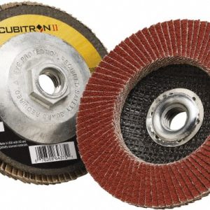 3M Flap Disc: 5/8-11 Hole, 80 Grit, Ceramic, Type 27 7100105004
