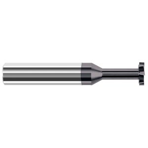 HARVEY TOOL Woodruff Keyseat Cutter: 1/4" Cut Dia, 1/32" Cut Width, 1/4" Shank Dia, Staggered Tooth 43831-C3