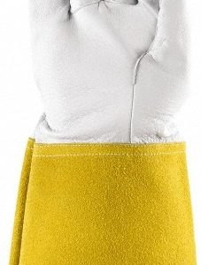 ANSELL Series 43-217 Welding Gloves: Size X-Large, Leather & Synthetic Leather, for Grinding & Welding 43217100