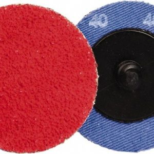 CGW ABRASIVES Quick-Change Disc: 2" Disc Dia, 50 Grit, Ceramic, Coated 59953