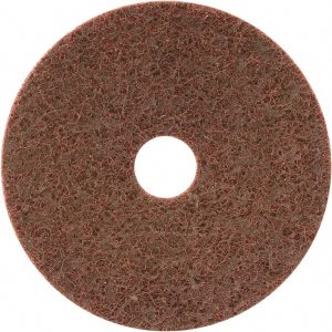 CGW ABRASIVES Hook & Loop Disc: 4-1/2" Dia, 180 Grit, Non-Woven, Aluminum Oxide 70031