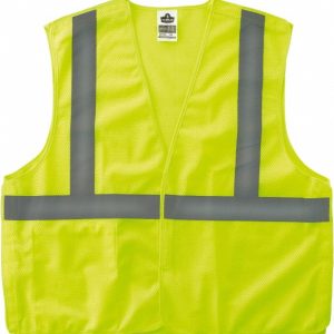 ERGODYNE High Visibility Vest: Small/Medium 21073