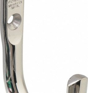 SUGATSUNE Storage Hook: 1-3/4" Projection, Stainless Steel JF-45