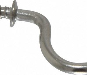 SUGATSUNE Storage Hook: Screw Mount, 1-17/32" Projection, 26 lb Load Capacity, Stainless Steel TF-35