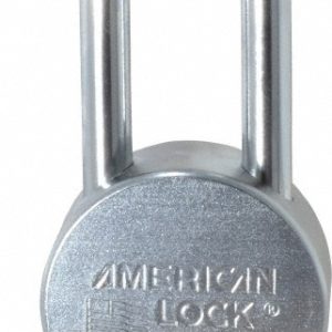 AMERICAN LOCK Padlock: Steel, Keyed Alike, 2-1/2" Wide, Chrome-Plated A701KA-46853