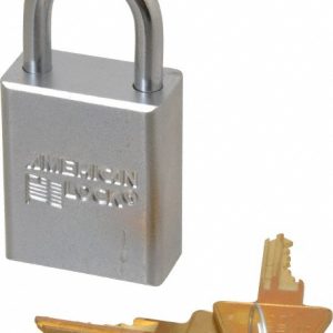 AMERICAN LOCK Padlock: Steel, Keyed Alike, 1-1/2" Wide A5100KA-36567