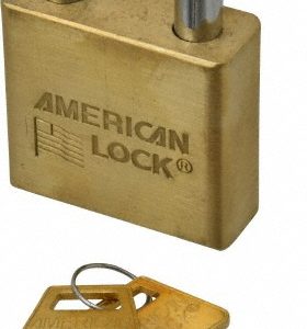 AMERICAN LOCK Padlock: Brass & Steel, Keyed Alike, 2" Wide A5570KA-38376