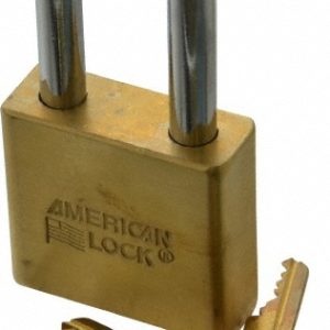 AMERICAN LOCK Padlock: Brass & Steel, Keyed Alike, 2" Wide A5571KA-27678
