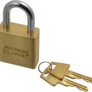 AMERICAN LOCK Padlock: Brass & Steel, Keyed Alike, 1-3/4" Wide A5560KA-38525