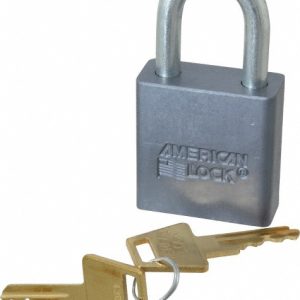 AMERICAN LOCK Padlock: Aluminum, Keyed Alike, 1-3/4" Wide A10KA-43847