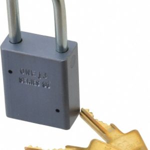 AMERICAN LOCK Padlock: Aluminum, Keyed Alike, 1-1/2" Wide A31KA-25845