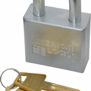 AMERICAN LOCK Padlock: Steel, Keyed Alike, 2" Wide A50KA-33725
