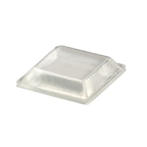BUMPER SPECIALTIES 1/2" Wide x 0.12" High, Self Adhesive Polyurethane Bumpers BS32CL05X10RP