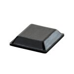 BUMPER SPECIALTIES 1/2" Wide x 0.12" High, Self Adhesive Polyurethane Bumpers BS32BL05X10RP