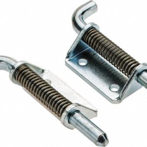 GUDEN Spring Loaded Latch Hinge: 1-1/4" Wide, 0.187" Thick Z-07162