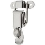 VALUE COLLECTION Padlockable Door Latch: 0.92" OAW, Stainless Steel CA2270SSNF144/S