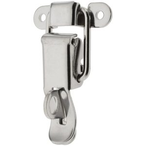 VALUE COLLECTION Padlockable Door Latch: 0.92" OAW, Stainless Steel CA2270SSNF144/S