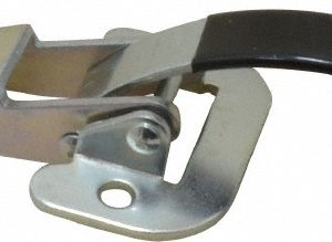 VALUE COLLECTION Door Latch: 1.87" OAW, Steel, Zinc-Plated CA4171STCZ218