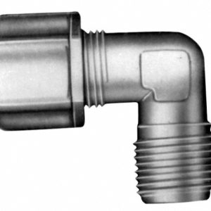 RYAN HERCO PRODUCTS CORP Compression Tube Male Elbow: 1/2-20 & 1/8" Thread, 5/16" Tube OD, Compression x Threaded 0638.041
