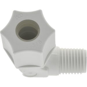 RYAN HERCO PRODUCTS CORP Compression Tube Male Elbow: 1/4 & 5/8-20" Thread, 3/8" Tube OD, Compression x Threaded 0635.053