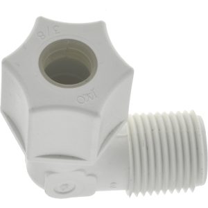 RYAN HERCO PRODUCTS CORP Compression Tube Male Elbow: 3/8 & 5/8-20" Thread, 3/8" Tube OD, Compression x Threaded 0635.055