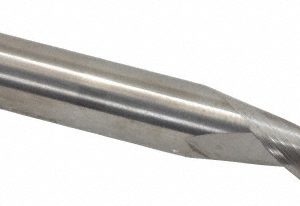 SGS Square End Mill: 5/16" Dia, 13/16" LOC, 2 Flute, Solid Carbide 34623