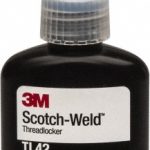 3M Threadlocker: Blue, Liquid, 50 mL, Bottle 7100039193
