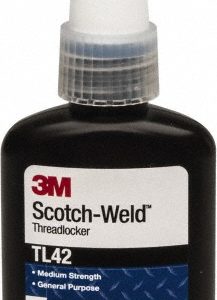 3M Threadlocker: Blue, Liquid, 50 mL, Bottle 7100039193