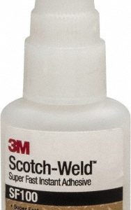 3M Adhesive Glue: 0.71 oz Bottle, Clear 7100039206