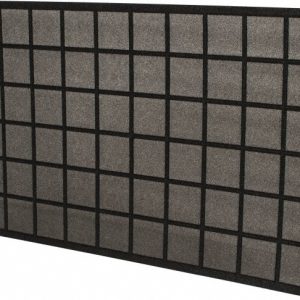 PRECISIONAIRE 15" High x 24" Wide x 1/4" Deep, Foam Air Filter Media Pad KK1000