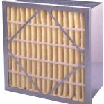PRECISIONAIRE Pleated Air Filter: 12 x 24 x 12", MERV 11, 65% Efficiency, Rigid Box PRP85S2412