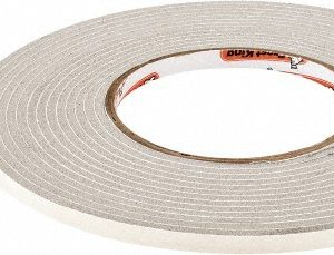 FROST KING 17' Long x 1/4" Wide, Closed Cell PVC Foam Tape Weatherstripping V442H
