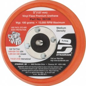 DYNABRADE Disc Backing Pad: Nonvacuum Replacement Pad 56106