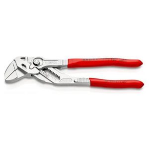 KNIPEX Tongue & Groove Plier: 1-1/2" Cutting Capacity, Smooth Jaw 86 03 180