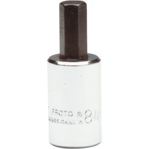 PROTO Hand Hex Bit Socket: 3/8" Drive, 8 mm Hex J4990-8MST