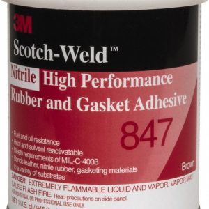 3M Elastic Sealant: 32 oz Can, Brown, Butyl Rubber 7000042735