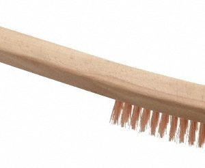 AMPCO Scratch Brush, 4 Rows, 19 Columns, Bronze B-400