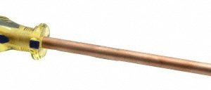 AMPCO Slotted Screwdriver: 25/64" Width, 8" Blade Length S-50