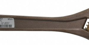AMPCO Adjustable Wrench: 12" OAL, 1-1/2" Jaw Capacity, Non-Sparking W-73