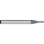 TITAN USA Ball End Mill: 0.0960" Dia, 0.2880" LOC, 4 Flute, Solid Carbide TC59296