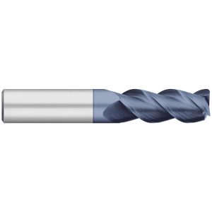 TITAN USA Corner Radius End Mill: 3/4" Dia, 1-5/8" LOC, 0.0400" Radius, 3 Flute, Solid Carbide TC49748