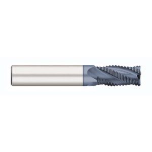 TITAN USA Roughing End Mill: 5/16" Dia, 4 Flute, Fine Pitch, Single End, Solid Carbide TC29520
