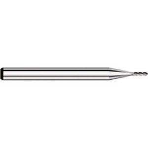 TITAN USA Ball End Mill: 0.0240" Dia, 0.0720" LOC, 4 Flute, Solid Carbide TC59024