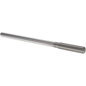 TITAN USA Chucking Reamer: 0.4990", 8" OAL, 2" Flute Length, Straight, Straight-Cylindrical, HSS TR96172