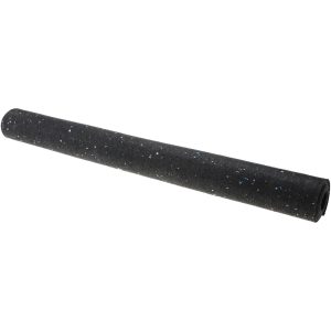 E JAMES & CO Rubber Sheet: Recycled Rubber, 1/8" Thick, 30" Wide, 2' Long, Black 8501-1/8G