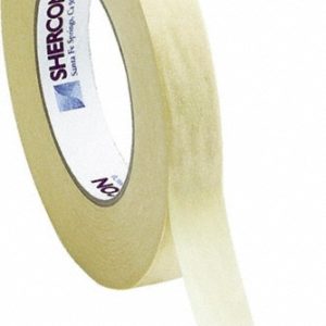 CAPLUGS High Temperature Masking Tape: 60 yd Long, 7.5 mil Thick, Off-White SH-34385