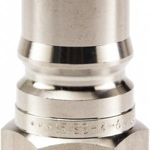 PARKER Hydraulic Hose Female Pipe Rigid Nipple Fitting: Hose Size 1/2", 1/2" Thread, 1,500 psi SSH4-63