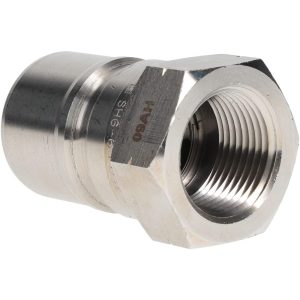 PARKER Hydraulic Hose Female Pipe Rigid Nipple Fitting: Hose Size 3/4", 3/4" Thread, 1,500 psi SH6-63